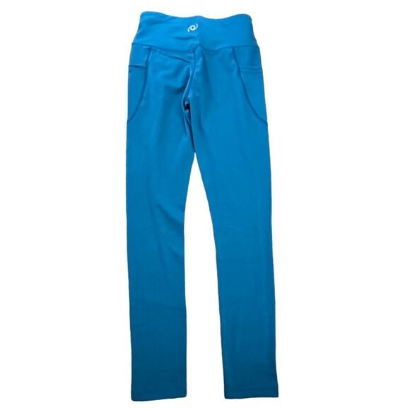 Cadmus ~ Turquoise Leggings ~ size Small ~ runs a little big ~ non see through - Picture 2 of 11